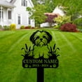 thumbnail image 3 of Handmadetneonsign Maltese Dog Memorial Metal With Stake, Maltese Metal Name Sign Stake, Dog Metal Stake Decor 45366, 3 of 5