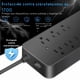 thumbnail image 5 of Regleta Cargador Multicontactos Con 8 Salidas 3 Usb 1 Tipo C, 5 of 5