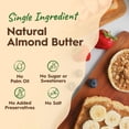 thumbnail image 3 of Once Again Creamy Natural Almond Butter No Sugar, Lightly Toasted - 9 Pound Bucket (Same as 9 Jars) of Single Ingredient Nut Butter, No Palm Oil, No Salt - Non-GMO, Gluten Free, Vegan, 3 of 5