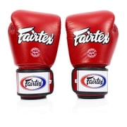 Fairtex Muay Thai Boxing Gloves BGV1-BR Breathable Gloves (Black, 14oz)