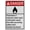 Warning Sign 2, variant on Weatherproof Vertical ANSI ESD Static Sign (Flammable or explosive static spark could ignite vapors Use static grounding cables when transferring liquids) 8 in" x 12 in" UV Resistant Sign