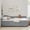 Grey, variant on Noble House Phineas Twin Size Chenille Padded Daybed, Sofa Bed Frame with Twin Trundle and Charging Port, Beige