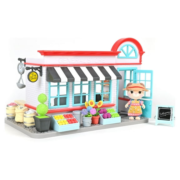Honey Bee Acres Buzz General Store 8" Tall 56 Piece Set, Children Ages 3 , No Assembly Required