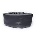 thumbnail image 3 of Kitsch Satin Pillow Sleep Eye Mask, Padded, Migraine Relief, Charcoal, 3 of 10
