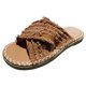 thumbnail image 3 of Sandalias planas con correa cruzada sandalias de playa con punta abierta zapatillas de casa informales para mujer, 3 of 7