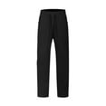 thumbnail image 5 of Paiyanr Cotton Linen Sets for Men Summer Breathable Hooded Shirts Pants 2 Piece Outfits Solid Color Casual Long Sleeve Drawstring Waist Beach Pants Sets, 5 of 9