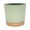 Light green, variant on Miretho Green Pot Indoor and Outdoor Flower Pot with Drainage Holes and Saucer Home Garden Modern Decor Flower Pots for Succulents,White,6.5"