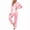 Rose Pink, variant on Ekouaer Womens Silk Pajama Set Satin Long Sleeve Button-Down Top and Pants with Ruffle Soft Sleepwear