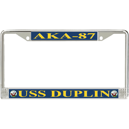 USS Duplin AKA-87 License Plate Frame