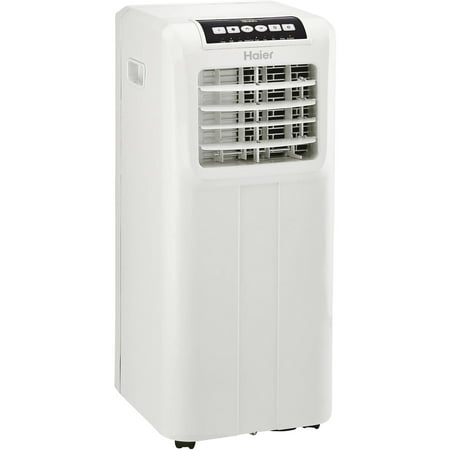 Haier 10,000 BTU ASHRAE Portable Air Conditioner with Dehumidifier, White, Factory Refurbished