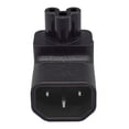 thumbnail image 3 of Adaptador de Corriente Hugo IEC320 C14 a C5 Ángulo Recto PVC, 3 of 7