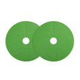 thumbnail image 2 of Green Color 2PCS Tree Cover Ring Weed Control Non Woven Degradable Tree Protection Weed Barrier Mat Landscape Fabric, 2 of 24