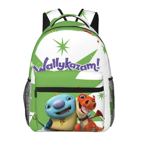 Wallykazam Backpack Cartoon Lightweight Laptop Bookbag College Travel Hiking Work School Daypack Rucksack