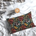 thumbnail image 6 of Kdxio Cotton Pillow Cases Pillowcases,Soft and Breathable Bedroom Pillow Cases-Snake And Flower, 6 of 8