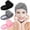 Black, Pink, Gray, variant on Spa Facial Headbands 3 Pieces Make Up Wrap Head Terry Cloth Headband Soft Adjustable Towel Band for Face Washing Shower Facial Cover Yoga