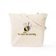 thumbnail image 2 of CafePress - I'd Rather Bee Snorkeling Tote Bag - Unisex Canvas Tote Bag, Beige, 1-Piece, 2 of 8