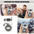 thumbnail image 4 of Miangastore Black Portable Snowboard Lock with Three Digit Password for Secure Bike and Snowboard Use 2Pcs, 4 of 8