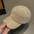 thumbnail image 6 of CoCopeanut Topi Bulu Domba Baru Perempuan Musim Gugur Musim Dingin Versi Korea Pasang Huruf Topi Hangat Topi Bisbol Mewah Topi Bisbol Musim Dingin Gorras Hombre, 6 of 6