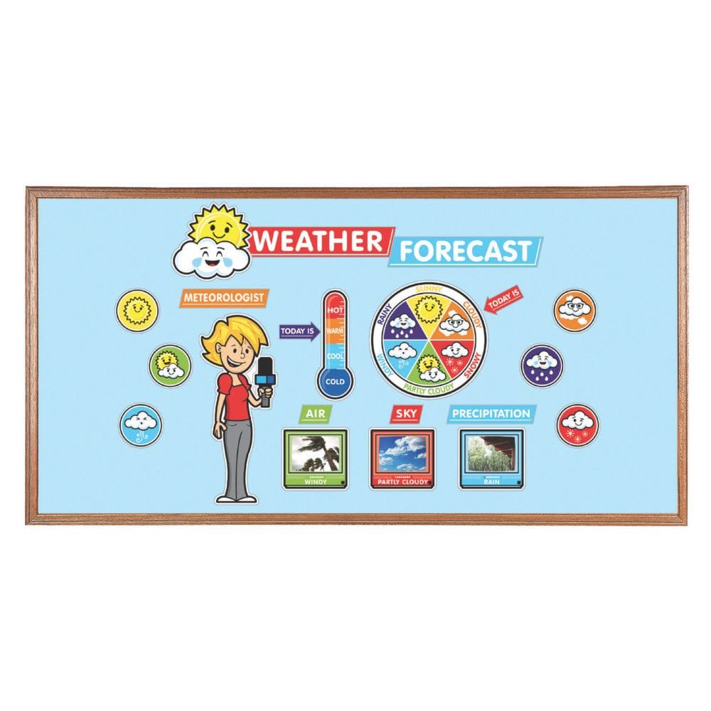 Mini Weather Bulletin Board Set Educational 1 Piece