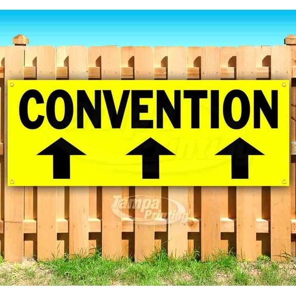 Convention 13 oz Vinyl Banner With Metal Grommets