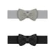 thumbnail image 1 of Cinturones elásticos de 2 piezas con lazo INSPIRE CHIC para mujer, ancho de 2.4". Cinturón elegante y lindo, ajustable para la cintura de vestido de boda de 24 a 32" en negro y gris., 1 of 6