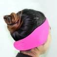 thumbnail image 3 of 2Pcs Waterproof Ear Protector Band Unisex Swimming Gear Watersport Headband Earmuffs Band Size Rosy, 3 of 4