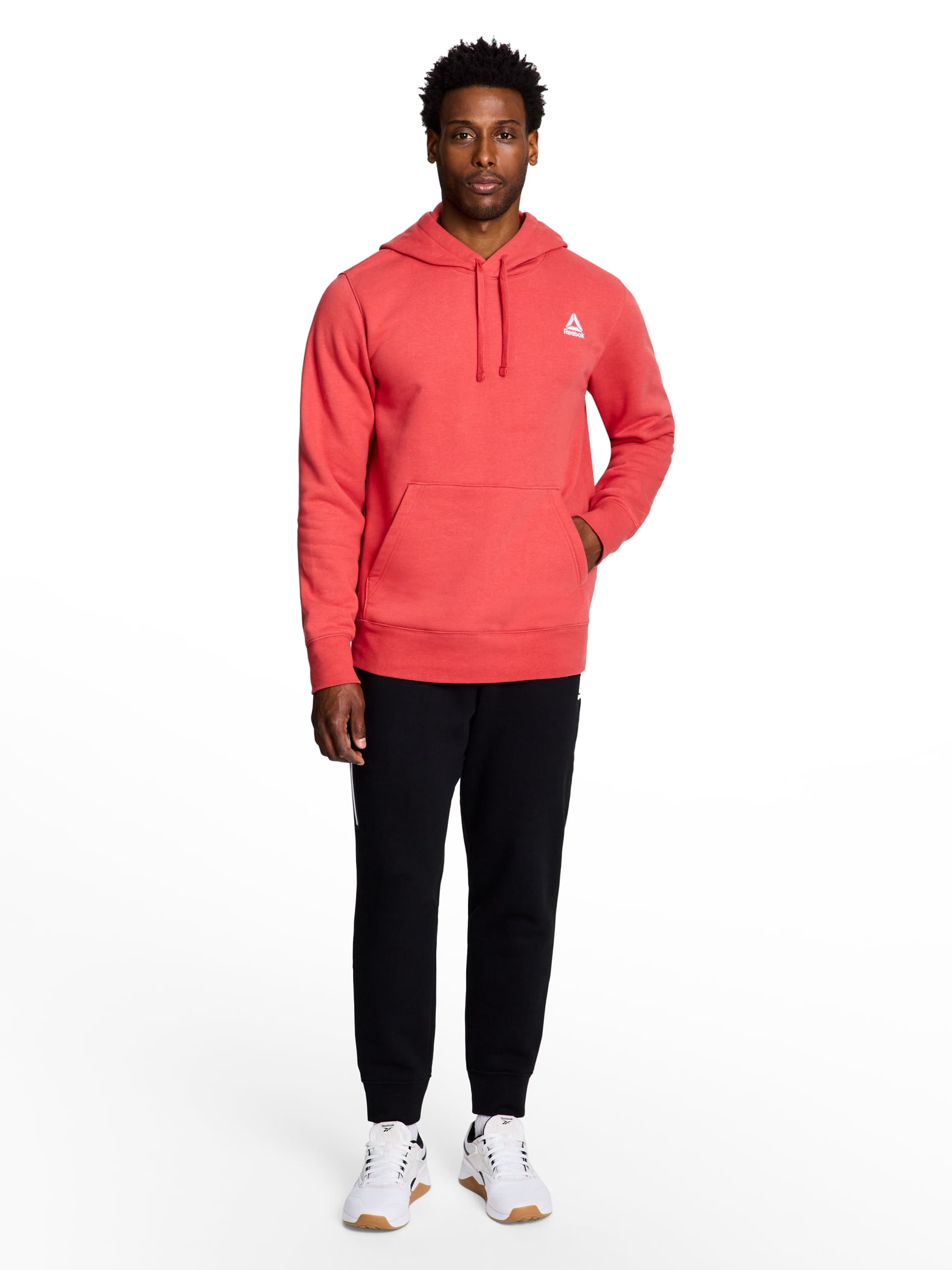Reebok Men's and Big Men's Game Day Fleece Left Chest Hoodie, Sizes XS-5XL