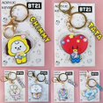 thumbnail image 4 of Nuevo Anime Flores BTS BT21 Acrílico De Doble Cara Llavero Colgante De Oro Accesorios Regalo CHIMMY COOKY KOYA MANG RJ SHOOKY TATA, 4 of 4