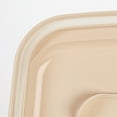 thumbnail image 5 of IRIS USA 42 Lbs / 55 Qt WeatherPro Airtight Pet Food Storage Container with Attachable Casters, For Dog Cat Bird and Other Pet Food Storage Bin, Keep Fresh, Translucent Body, Clear/Almond, 5 of 7