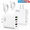 2 Charger Block + 2 USB-C Cable, variant on QINIUXO USB C Charger Block, 2-Pack 65W Wall Charger, 5-Port Type C Fast Charging Block Power Adapter Compatible with Phones, Tablets & More, White