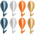 thumbnail image 3 of HOMEMAXS 16 pcs  Hot Air Balloon Design Hooks Adhesive Door Hooks Decorative Wall Mount Hangers Decorative Hook For Bathroom Kitchen, 3 of 8