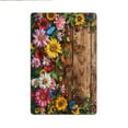 thumbnail image 5 of JML Non-Slip MicrofiberFabric & Rubber Doormat - Soft Entryway Rug for Home/Office (16"x24") - Easy Clean Door Mat for Indoor/Outdoor Use, Wooden & Flower Bush, 5 of 6