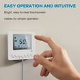 thumbnail image 4 of ALORAIR Remote Controller for Digital Humidity, Temperature, Adapt The Humidity Level, for Basement Crawl Space Dehumidifier White, 4 of 8