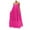 Hot Pink, variant on Summer Dress, Flowy Dress, Plus Size Summer Dresses, Women Fashion Casual Strap Dress Pocket Loose Backless Big Dress Hot Pink 5XL