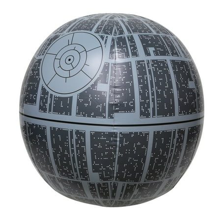31" Black Star Wars Death Star XXL Light Up Inflatable Beach Ball