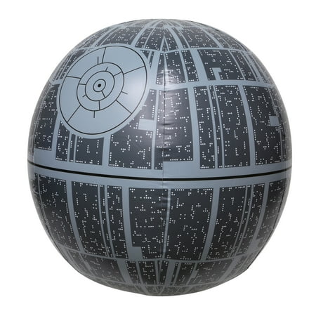 31u0022 Black Star Wars Death Star XXL Light Up Inflatable Beach Ball