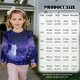 thumbnail image 7 of DISNIMO Cat Daisy Printed Pullover for Girls Long Sleeve Sweatshirt Crewneck Pullover Tops Lightweight Shirt for Toddler Girls 2-3 Years, 7 of 7