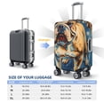 thumbnail image 4 of Pofeuu Patriotic Bulldog Welcome Print Luggage Suitcase Cover Protector Luggage Washable Covers Aesthetic for 18/24/28/32 inch Luggage（No luggage included）-Medium, 4 of 7