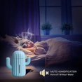 thumbnail image 2 of Humidificador de aire portátil con luz nocturna para yoga, oficina, dormitorio, solo para agua del grifo (azul), 2 of 4