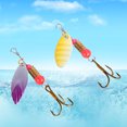 thumbnail image 1 of Metal 30pcs Baits Fishing Lures Kit, Treble Hooks Colorful  Baits, for Fishing, 1 of 8