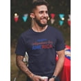 thumbnail image 2 of A Happy Independence Day. T-Shirt Men -Image by Shutterstock, Male 3X-Large, 2 of 4