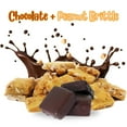 thumbnail image 3 of Gourmet Dark Chocolate Covered Peanut Brittle Gift Box by Its Delish, 16 Oz 1 LB  English Toffee Squares  Handmade Old-Fashioned Style with Roasted Peanuts Brittle Chocolate Candy  Vegan, Kosher, 3 of 6