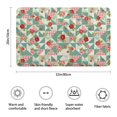 thumbnail image 3 of Pioneer Flower Floral Print Pattern Bathroom Rugs Mat, Non Slip Microfiber Bathroom Rug with Rubber Backing, Soft Mats for Bathroom Floor Tub Shower, 20"x32", 3 of 5