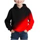 thumbnail image 2 of Sudadera con capucha para niño, con estampado de color, manga larga, informal, deportiva, con capucha, manga larga, sudadera con capucha, top con inserciones en los hombros, blusa de poliéster para ni, 2 of 7