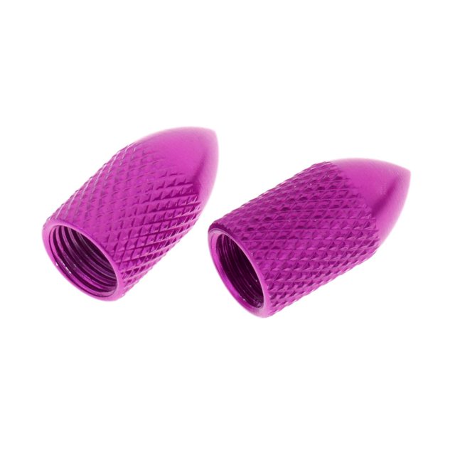 2 uds bicicleta aluminio válvula luz polvo cubierta bicicleta púrpura kusrkot Schrader Válvula De Casquillo De Bicicleta