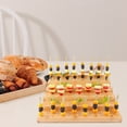 thumbnail image 7 of Callipe Bamboo Skewer Rack Display Stand 180-Hole Design 6 Layers Eco-Friendly Easy Assembly Appetizer Skewers Food Stand, 7 of 7