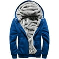 thumbnail image 1 of Chaqueta gruesa de forro polar con botones de cuerno y capucha para hombre y mujer, cálida para invierno, 1 of 5