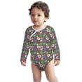 thumbnail image 2 of Xecao Daisies Flowers Print Baby unisex-baby Cotton Long-sleeve Bodysuits-2 Years, 2 of 6