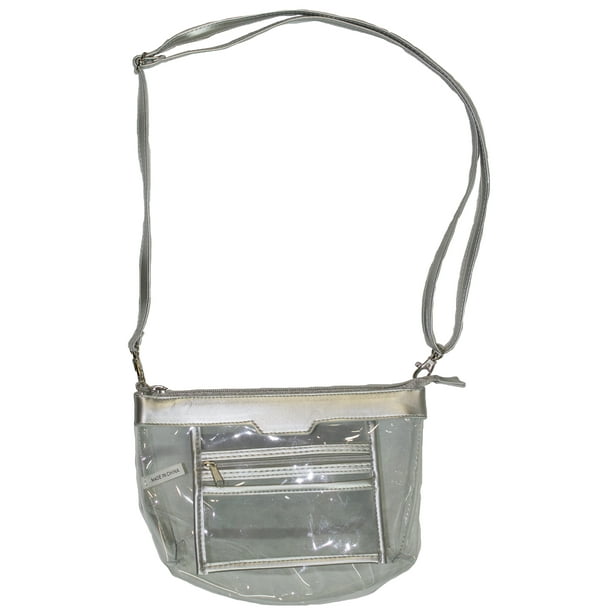 Clear Plastic Stadium Style Shoulder Bag