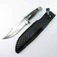 thumbnail image 2 of SZCO Supplies 9.5" Fixed Blade Outdoor Utility Knife with Black Pakkawood Handle and Sheath, 2 of 6